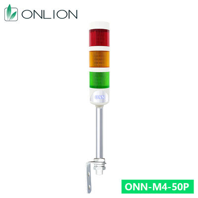 buy ONN-M4-50P RYG Beam Angle 360 Warning Light Buzzer Equipment Indicator Industrial LED Signal Tower AC DC 12V 220V 24V online manufacture