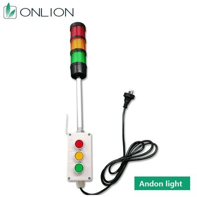 खरीदें ONN-M4F एंडन एलईडी टॉवर लाइट IP53 कंट्रोल बटन 60 / 70 मिमी प्लग एंड प्ले के साथ ऑनलाइन निर्माण
