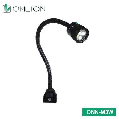 comprar Luz LED de pescoço de ganso ajustável ONN M3W Lâmpada de trabalho flexível de pescoço de ganso para máquinas CNC / EDM fabricação em linha