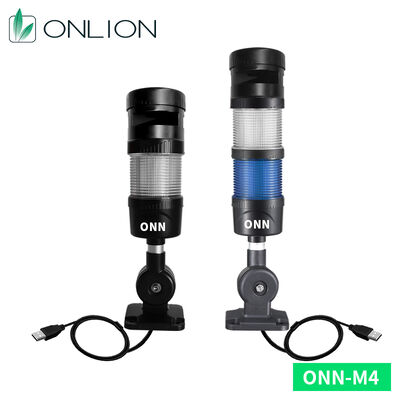comprar ONN-M4-USB Multilayer LED USB Signal Tower Light com Buzzer 3 Bases de Montagem fabricação em linha