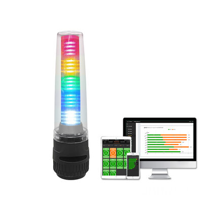 buy ONN-M4A IO Link Stack Light 7 Colors 6W Smart LED Warning Light M12 Plug Foldable Base online manufacture